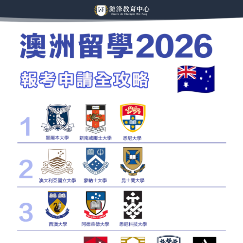 🇲🇴澳門同學必睇！澳洲升學全攻略🔥